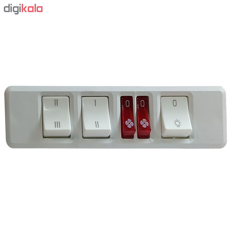 کلید هود مدل دو موتوره رنگ سفید