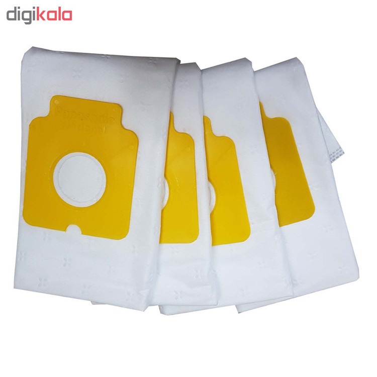 پاکت جاروبرقی توتک بسته 4 عددی مناسب برای جاروبرقی های ناسیونال و پاناسونیک