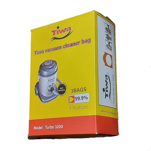 پاکت جاروبرقی مدل تیوا بسته سه عددی مناسب جاروبرقی سطلی